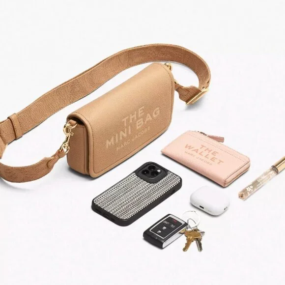 NWT! NEW! Marc Jacobs The Denim Chain Mini Bag -Dark Wash - Picture 11 of 14